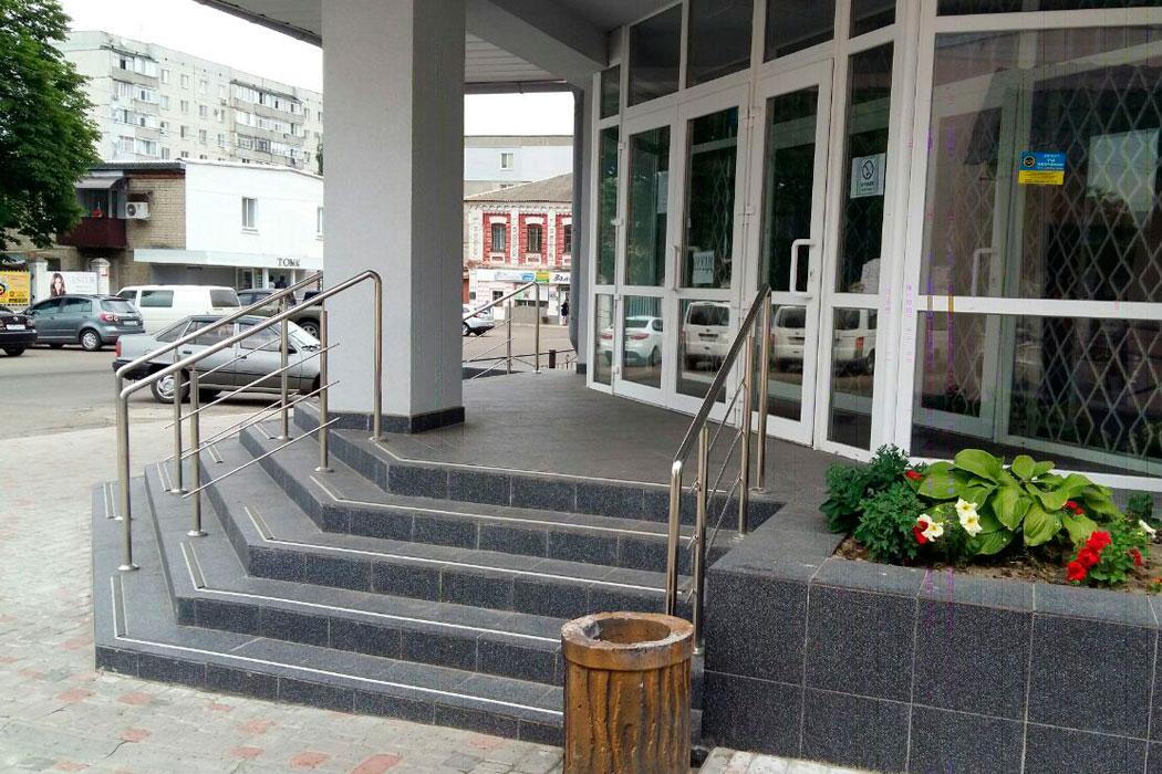 Перила для сходів з нержавіючої сталі, фото 1