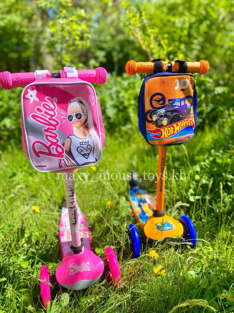 Трехколесный Детский Самокат Барби и Хот Вилс — в Категории "Самокаты ...