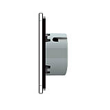 Сенсорна кнопка 1 сенсор Імпульсний вимикач Майстер кнопка Livolo чорний скло (VL-C701H-12), фото 4