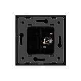 Розетка ТВ Livolo чорний скло (VL-C791V-12), фото 3