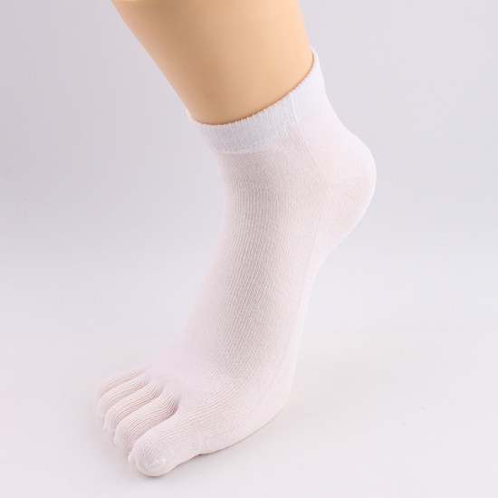 Низькі шкарпетки з окремими пальцями чоловічі GINZIN 39-42 білий