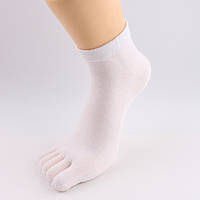 Низкие носки с отдельными пальцами мужские GINZIN 39-42 белый