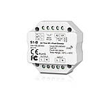 Комплект Сенсорний прохідний/перехресний диммер Livolo білий скло (VL-C701H/C701H/S1B-11), фото 4