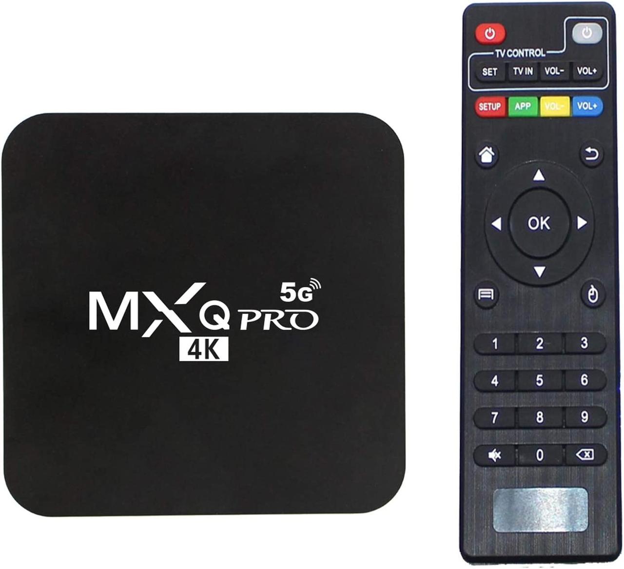 TV Box Android MXQPro 4/64GB 4K 5G Android 11