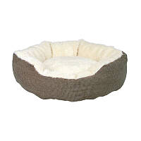 Лежак для кошек и собак Trixie Yuma, коричневый, 45 см (лежанка, домик, будка, мягкое место, кроватка)