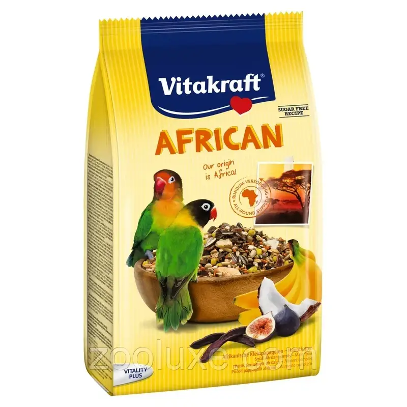 Корм для середніх африканських папуг Vitakraft African 750г