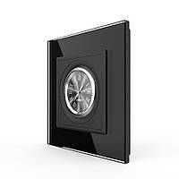 Годинник механічний Livolo чорний скло (VL-C7FCCL-2BP)