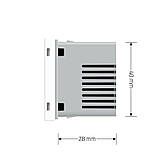 Механізм Терморегулятор із вбудованим датчиком температури Livolo білий (VL-01TM-11), фото 6