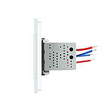 Розетка подвійна USB з блоком живлення Livolo біле скло (VL-C792U-11), фото 3