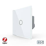 Розумний сенсорний прохідний/перехресний диммер Livolo білий ZigBee (VL-C7FC1SD1Z-2GWP), фото 2