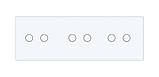Розумний сенсорний ZigBee вимикач 6 сенсорів (2-2-2) Livolo білий (VL-C702Z/C702Z/C702Z-11), фото 2