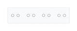 Розумний сенсорний ZigBee вимикач 8 сенсорів (2-2-2-2) Livolo білий (VL-C708Z-11), фото 3