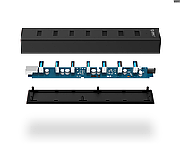 USB хаб Orico H7013-U3 USB 3.0 7 портів з блоком живлення hub концентратор, фото 5