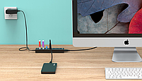 USB хаб Orico H7013-U3 USB 3.0 7 портів з блоком живлення hub концентратор, фото 10