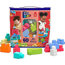 Конструктор Мега Блокс 60 деталей Рожевий Mega Bloks First Builders DCH54