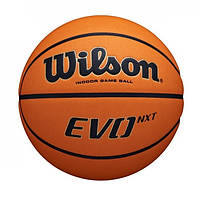 М'яч баскетбольний професійний Wilson Evo NXT FIBA Game Ball р. 7 Amber  (887768999599) (WTB0965XB)