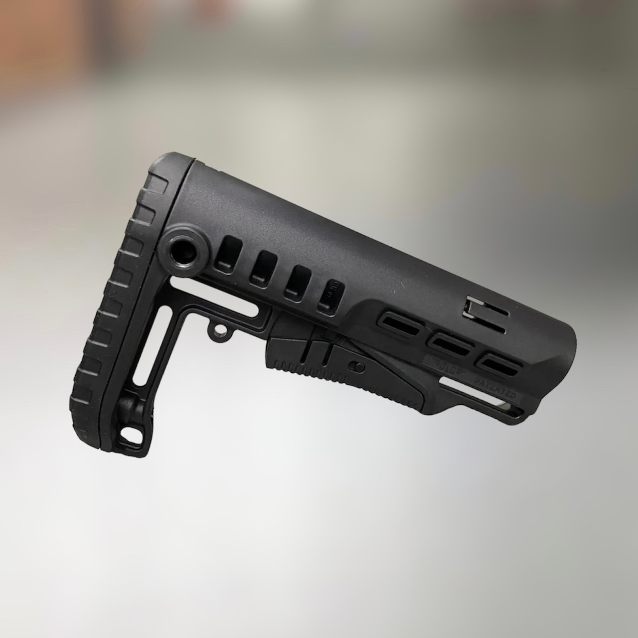 Приклад (база) DLG TBS TACTICAL, DLG-087-black, Черный, для гвинтівок з трубкою розміру Mil-Spec