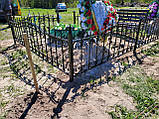 Огорожа на кладовище кована арт.рт 3, фото 2