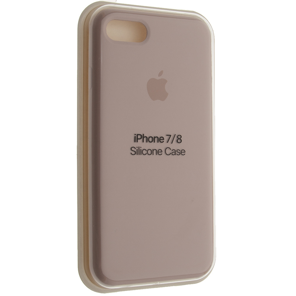 Чохол Silicone case iPhone 7, 8, SE 2020 Pink Sand