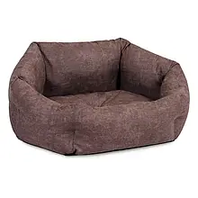 Лежак для котів і собак Природа Kokos, 54х44х20 см, коричневий (лежанка, ліжечко, спальне місце)
