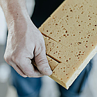 Терка KUBALA пластмасовий (ABS) з надрізаною губкою 140*280 мм, 2K7, фото 3