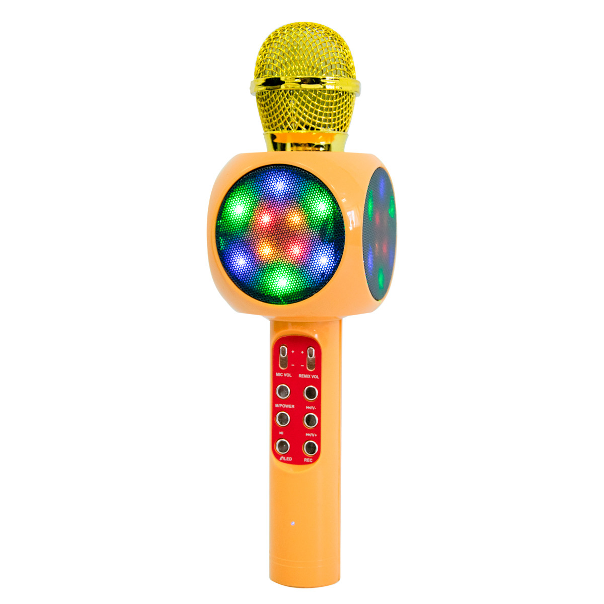 Детский микрофон караоке "Handheld KTV WS-1816" Желтый, колонка микрофон беспроводной (мікрофон караоке) (GK) - фото 6 - id-p1834951032