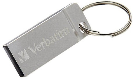 Накопичувач флеш USB 2.0 64GB Metal Executive Silver Verbatim 98750, фото 1