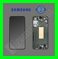 Дисплей Samsung S916 Green S23 Plus 2023 (GH82-30476C) сервисный оригинал в сборе с рамкой