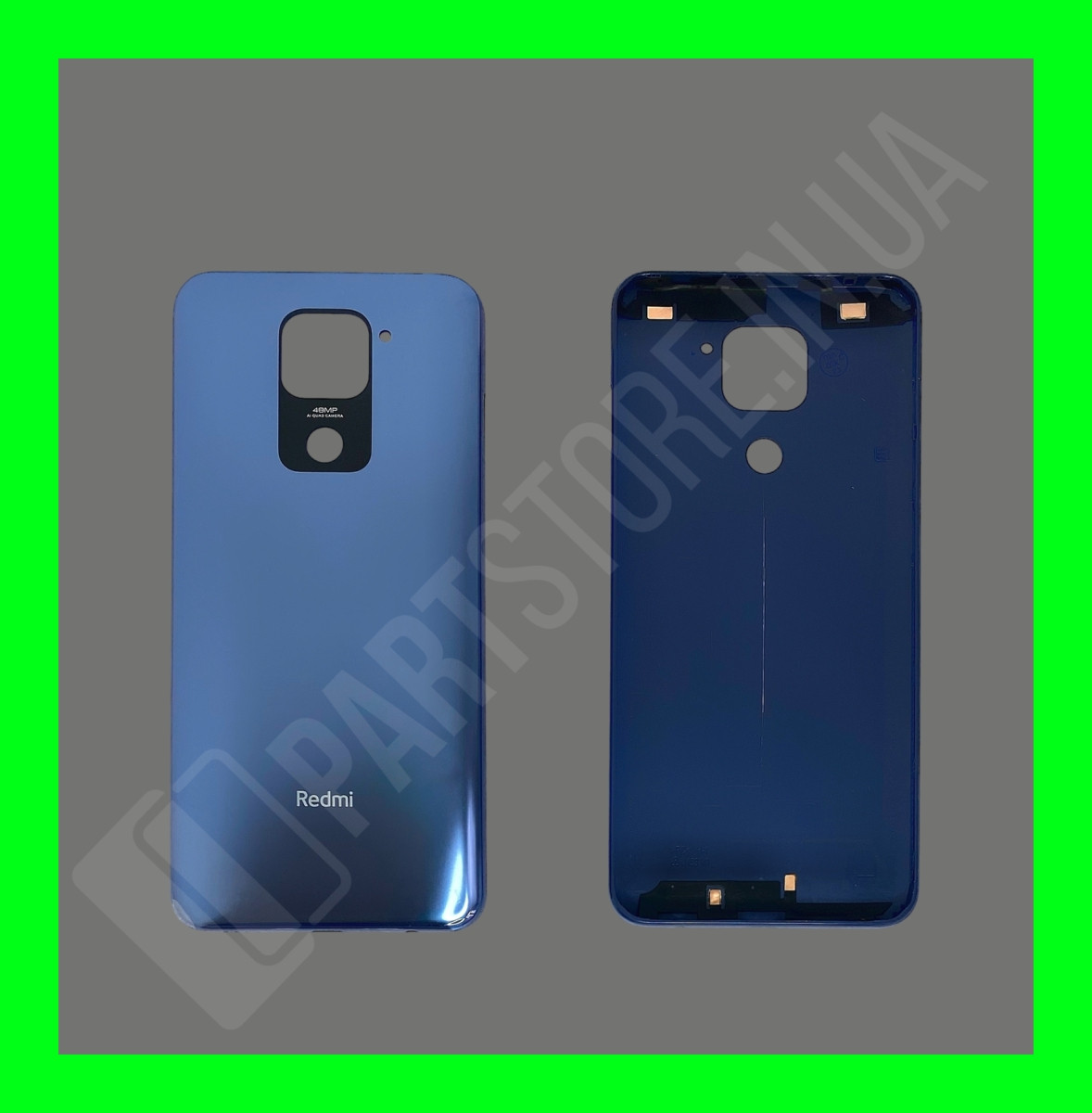 Кришка Xiaomi Redmi Note 9 Midnight Grey
