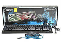 Игровая клавиатура и мышь UKC M710 с подсветкой