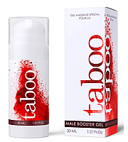Зігрівальний (стимулювальний) чоловічий гель Taboo Male Booster Gel, 30 ml, Франція