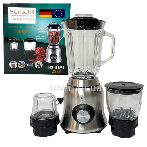 Блендер кофемолка стационарный со стеклянной чашей 3 в 1, блендер ...