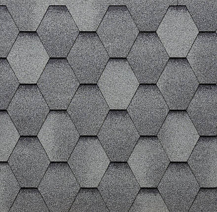 Бітумна черепиця Tegola ECO ROOF HEXAGONAL Mixed Slate, фото 1