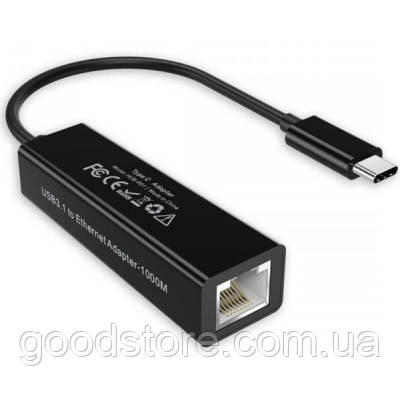 Адаптер USB-C to Gigabit Ethernet Choetech (HUB-R01)