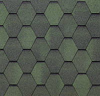 Битумная черепица Tegola ECO ROOF HEXAGONAL Mixed Green