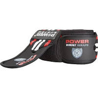 Бинт для спорта Power System Wrist Wraps PS-3500 Red/Black (PS-3500_Red-Black) - Топ Продаж!