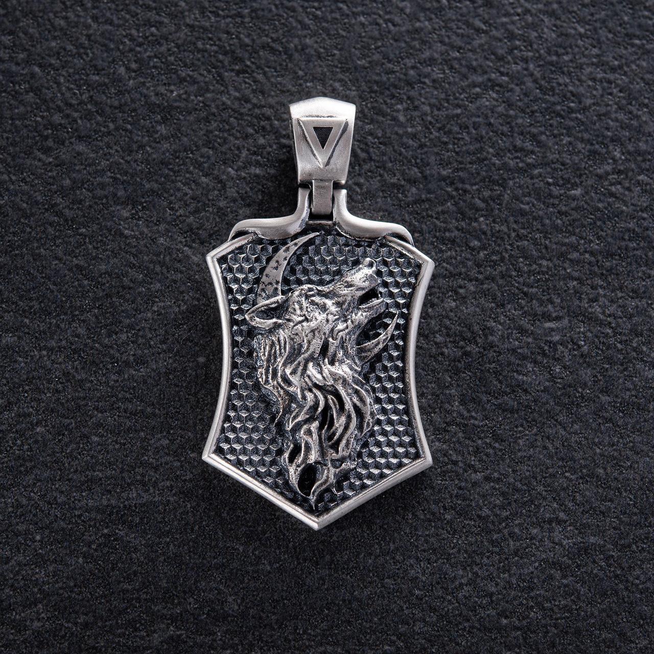 Срібний кулон "Вовк волає на місяць" 376 дод. знижка під час купівлі Zipexpert ZIPEXPERT  LOVE-SHOPE