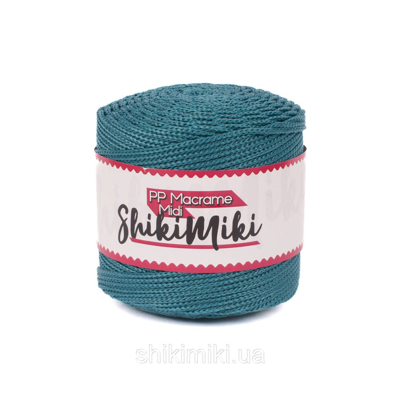 Трикотажний шнур PP Macrame Midi 3 mm, колір Морська хвиля