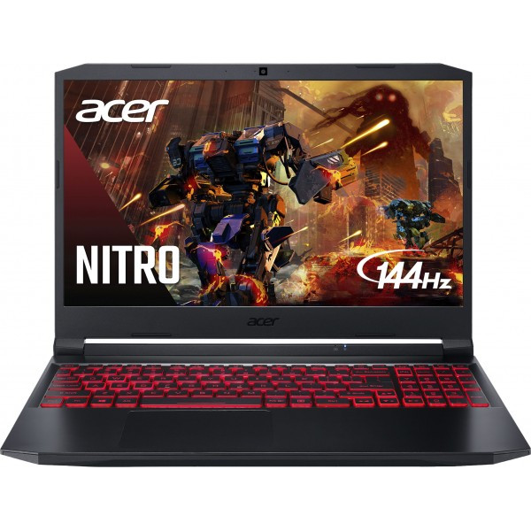 Ноутбук ACER Nitro 5 15.6" FHD 8/256 GB, i5-11400H, GTX1650 4GB (AN515-57-536Q) Чорний