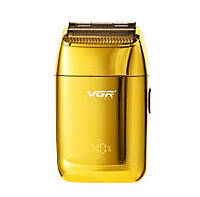 Профессиональный шейвер VGR Professional Dual Flexing Foil Shaver Gold (V-399-Go)
