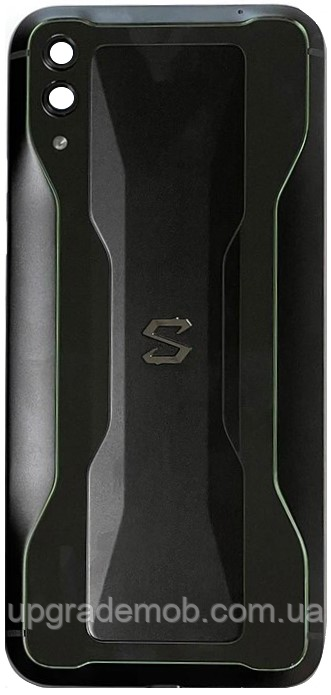 Задня кришка Xiaomi Black Shark 2 чорна оригінал + скло камери