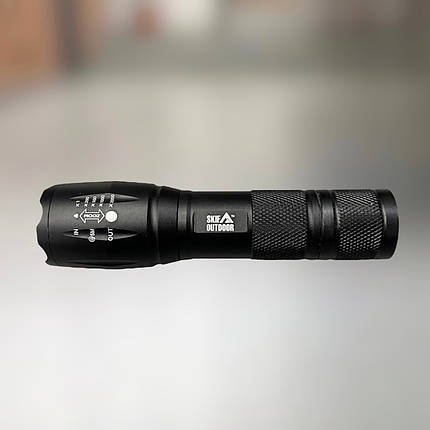 Ліхтар кишеньковий Skif Outdoor Focus I (HQ-118), 3 х ААА або акумулятор 18650, фокусування, туристичний, фото 2