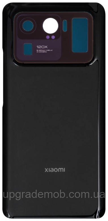 Задня кришка Xiaomi Mi 11 Ultra чорна Ceramic Black (Cosmic Black) оригінал + скло камери