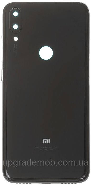 Задня кришка Xiaomi Mi Play чорна оригінал + скло камери