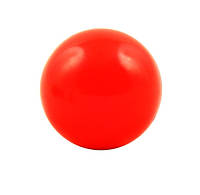 Гладкий мяч для художественной гимнастики диаметр 15 см. цвет красный матовый