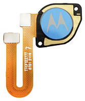 Шлейф Motorola XT2097-13 Moto E7i Power со сканером отпечатка пальца синего цвета Tahiti Blue