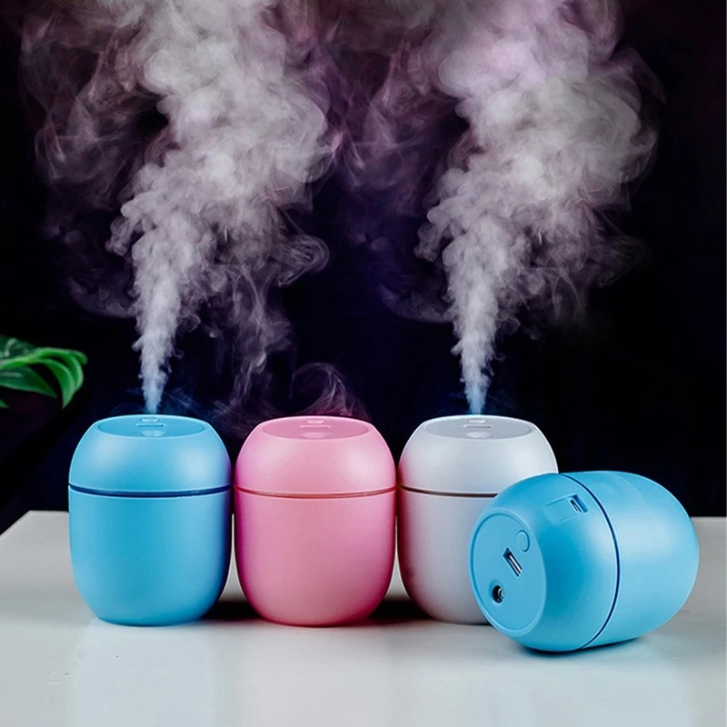 Зволожувач повітря Humidifier круглий Ультразвуковий зволожувач з підсвічуванням Іонізатор повітря - фото 1 - id-p1835024192
