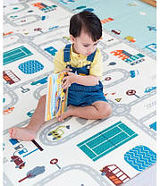 Дитячий Розвиваючий Двосторонній Термо Килимок, Розмір 150*180*0.8 "Дорога - Ліс", фото 2