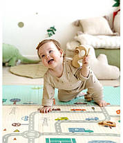 Дитячий Розвиваючий Двосторонній Термо Килимок, Розмір 150*180*0.8 "Дорога - Ліс", фото 3