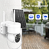 360 Камера З Сонячною Панеллю W06 App ICSEE 6 mp, Камера зовнішнього спостереження, Вулична wifi камера, фото 9